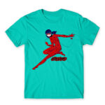 His Lady – Miraculous Ladybug Turquoise Men's T-shirt for Anime, Miraculous Ladybug