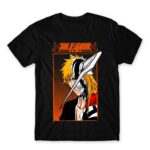 Hollow Ichigo Horn Mask Black Men's Tee for Anime, Bleach