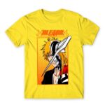 Hollow Ichigo Horn Mask Lemon Men's Tee for Anime, Bleach