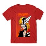 Hollow Ichigo Horn Mask Red Men's Tee for Anime, Bleach