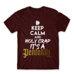 Holy crap, it’s a pentakill! Burgundy Men's T-shirt for Gaming, League Of Legends