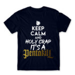 Holy crap, it’s a pentakill! Navy Men's T-shirt for Gaming, League Of Legends