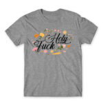 Holy Fuck Grey Melange Men's T-shirt for Badass, Funny