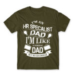HR specialist Dad Army Men's T-shirt for Human Resources, Work