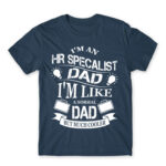 HR specialist Dad Denim Men's T-shirt for Human Resources, Work