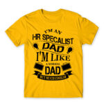 HR specialist Dad Gold Men's Tee for Human Resources, Work