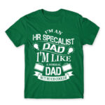 HR specialist Dad Kelly Green Men's T-shirt for Human Resources, Work