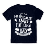 HR specialist Dad Navy Men's T-shirt for Human Resources, Work