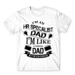 HR specialist Dad White Men's Tee for Human Resources, Work