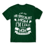 HR specialist mom Bottle Green Men's Tee for Human Resources, Work