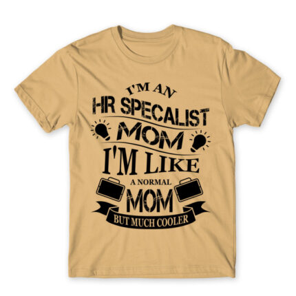 HR specialist mom Sand Men's Tee for Human Resources, Work