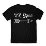 HR Squad Black Men's Tee for Human Resources, Work