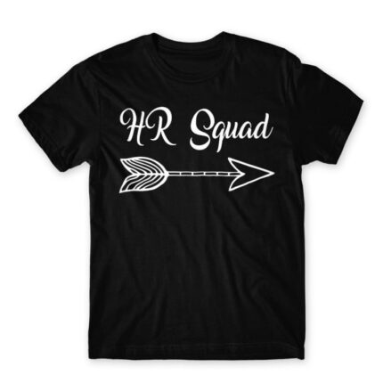 HR Squad Black Men's Tee for Human Resources, Work
