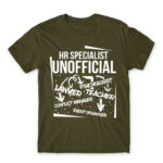 HR the unofficial lawyer… Army Men's T-shirt for Human Resources, Work