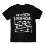 HR the unofficial lawyer… Black Men's T-shirt for Human Resources, Work