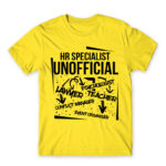 HR the unofficial lawyer… Lemon Men's T-shirt for Human Resources, Work