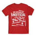 HR the unofficial lawyer… Red Men's Tee for Human Resources, Work