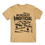 HR the unofficial lawyer… Sand Men's Tee for Human Resources, Work