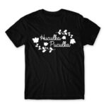 Huculka Puculka – Floral Black Men's T-shirt for Funny, Meme