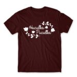 Huculka Puculka – Floral Burgundy Men's Tee for Funny, Meme