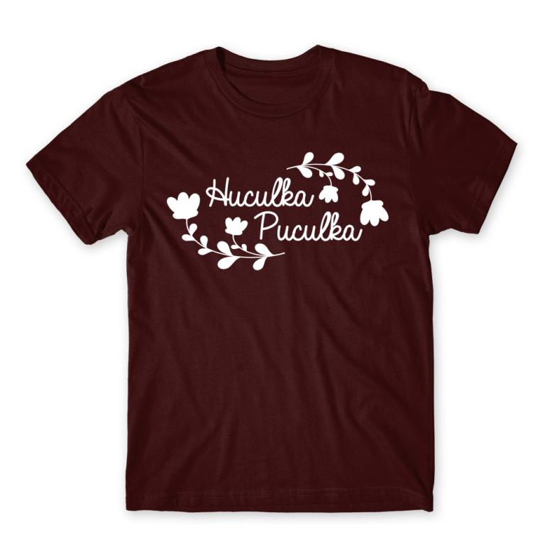 Huculka Puculka – Floral Burgundy Men's Tee Huculka Puculka – Floral Burgundy Men's Tee for Funny, Meme