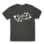 Huculka Puculka – Floral Dark Grey Men's Tee for Funny, Meme