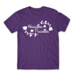 Huculka Puculka – Floral Dark Purple Men's T-shirt for Funny, Meme