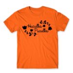 Huculka Puculka – Floral Orange Men's T-shirt for Funny, Meme