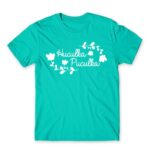 Huculka Puculka – Floral Turquoise Men's Tee for Funny, Meme