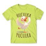 Huculka Puculka – Goose Apple Green Men's T-shirt for Funny, Meme
