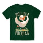 Huculka Puculka – Goose Bottle Green Men's Tee for Funny, Meme