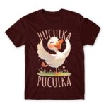 Huculka Puculka – Goose Burgundy Men's Tee for Funny, Meme