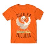 Huculka Puculka – Goose Orange Men's Tee for Funny, Meme