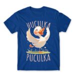 Huculka Puculka – Goose Royal Blue Men's T-shirt for Funny, Meme