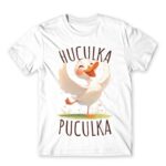 Huculka Puculka – Goose White Men's Tee for Funny, Meme