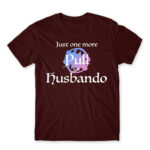 Husbando Pull Burgundy Men's Tee