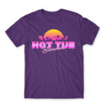 Hut Tub Streamer Dark Purple Men's T-shirt for Streamer, Work