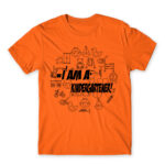 I am a kindergartener! Orange Men's Tee for Kindergartner, Work