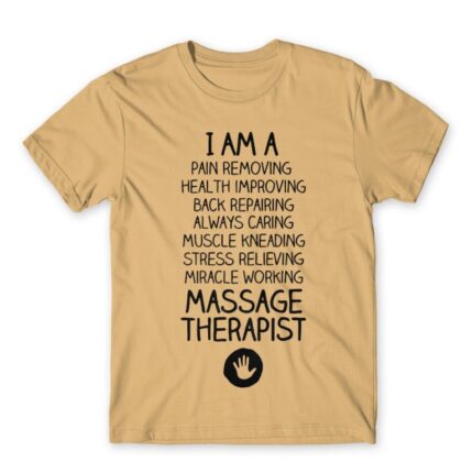 I am a massage therapist Sand Men's T-shirt for Massage Therapist, Work