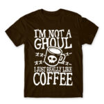 I am not a ghoul Chocolate Men's T-shirt for Anime, Tokyo Ghoul