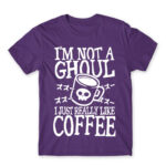 I am not a ghoul Dark Purple Men's T-shirt for Anime, Tokyo Ghoul