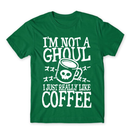 I am not a ghoul Kelly Green Men's Tee for Anime, Tokyo Ghoul