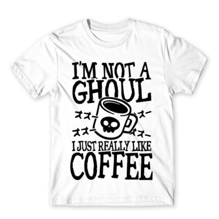 I am not a ghoul White Men's T-shirt for Anime, Tokyo Ghoul