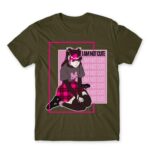 I am not cute Army Men's T-shirt for Anime, Otaku