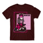 I am not cute Burgundy Men's Tee for Anime, Otaku