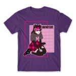 I am not cute Dark Purple Men's T-shirt for Anime, Otaku