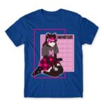 I am not cute Royal Blue Men's T-shirt for Anime, Otaku
