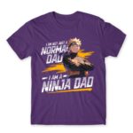 I am not just a normal dad – Naruto Dark Purple Men's Tee for Anime, Naruto