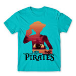 I am the king of Pirates Atoll Blue Men's Tee for Anime, One Piece