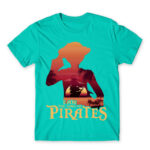 I am the king of Pirates Turquoise Men's T-shirt for Anime, One Piece